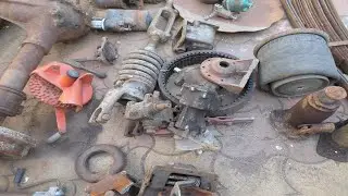 Барахолка запчастей из металлолома.   
