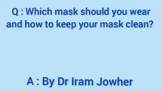 COVID19  AWARENESS SERIES by Specialist Doctors-video 4(English ) .