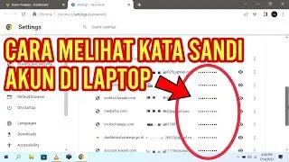 How to View Saved Account Passwords in Google Chrome on a Laptop