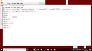 Python CGI Program 2: A small Python CGI program
