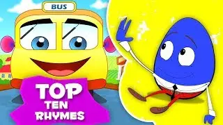 10 Лучших Рифмы | детские стишки для детей | Дети Песни | Top 10 Rhymes | Top Ten Kids Songs
