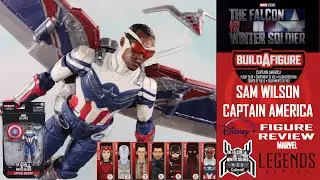 Marvel Legends Sam Wilson CAPTAIN AMERICA FLIGHT GEAR BAF Disney+ Falcon Winter Soldier Wave Figure