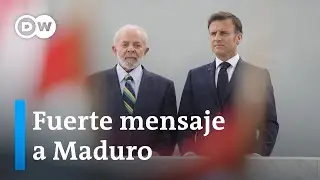 Lula y Macron suben el tono ante Venezuela por exclusión de opositora en comicios