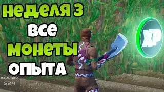 МЕСТОПОЛОЖЕНИЕ ВСЕХ ЗЕЛЕНЫХ XP МОНЕТ В ФОРТНАЙТ! Сезон 3 Неделя 3 ВСЕ ЗЕЛЕНЫЕ МОНЕТЫ ФОРТНАЙТ!