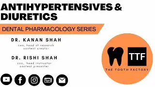 Antihypertensives and Diuretics| Dental Pharmacology | Full Lecture 2023