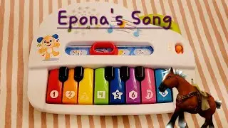 Epona's Song (Legend of Zelda Ocarina of Time) on a kids toy piano