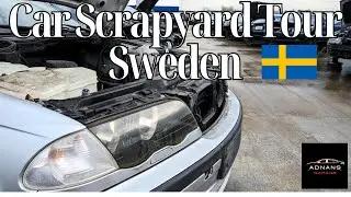 Car Scrapyard Tour Sweden 2024 | Adnans Garage