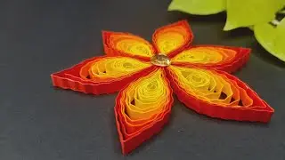 DIY Paper Quilling Flower | Using Paper Crimper | Quilling for beginners