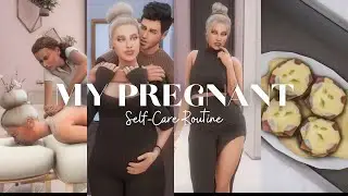 Day In The Life Pregnant Sim • The Sims 4 Pamper Day Vlog🤰💆‍♀️