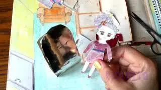 34 Делаем большое зеркало для куколки.