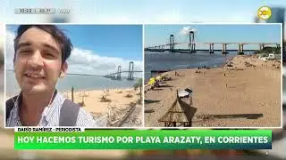 Hacemos turismo por la playa Arazaty, Corrientes, con Darío Ramírez │ HNT con Nacho Goano │ 15-02-24