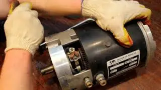 Go-kart electric motor from Asashai Advanced DC 2500. 48v 3kW