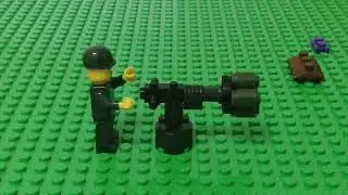 Быстрая сборка пулемёта. (Lego Stop Motion)