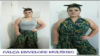 COMO FAZER CALÇA ENVELOPE QUE VIRA MACACÃO - 5 MINUTOS