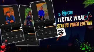 Tiktok Viral Status Video Editing Just 1 Click | New Capcut Template | New Trending Video Editing