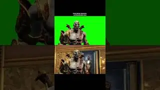 Kratos Cries Out For Zeus - God Of War 3 - Green Screen