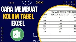 CARA MEMBUAT TABEL DI EXCEL