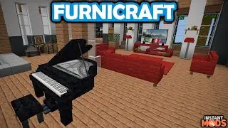 Furniture Addon for Minecraft PE/Bedrock/MCPE (Furnicraft 3D Block)