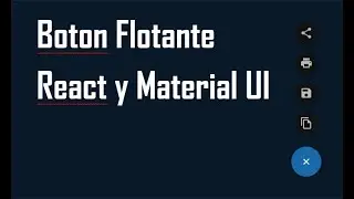 Boton Flotante React Material UI