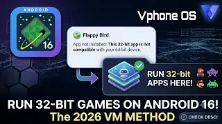 How to install 32bit apps on modern android phones like 15 or 16. Advanced method🔥