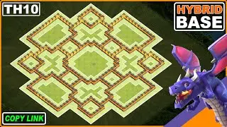 NEW! TH10 Trophy/Hybrid Base 2024 - Clash of Clans