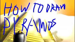 How to draw realistic pyramids!