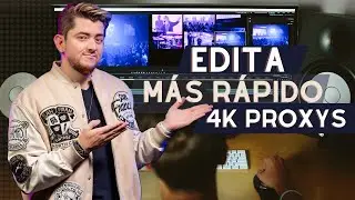 👉 How to edit 4K videos faster in DaVinci Resolve 18: Edit much faster with proxies 🔵