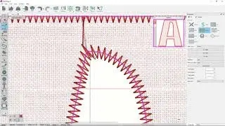 DRAWings Vector to Stitch Embroidery Software | Editing Zig Zag Stitches in Applique Files