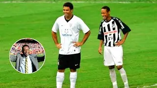 Neymar and Ronaldo Showing Their Class in 2009