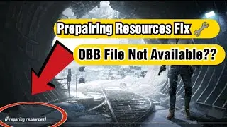 Preparing Resources Error Fix | OBB File Missing Error | Pubg Mobile Preparing Resources Error Solve