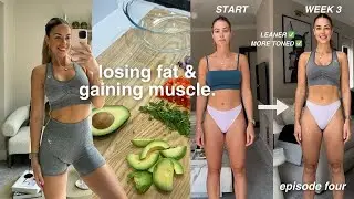 MY BODY IS CHANGING. I'm losing fat & getting toned | meal prep recipes, what I am eating