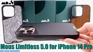 Mous Limitless 5.0 for iPhone 14 Pro: Still Extremely Protective...Now with Improved Grip & Buttons!