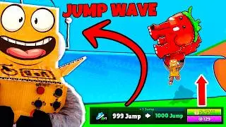 I MAXED OUT MY TSUNAMI JUMP 😱 ROBLOX Escape Tsunami Brainrots