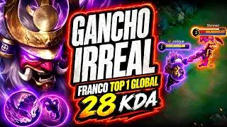 FULL MATCH UNCUT HE DOESN'T MISS A SINGLE HOOK! FRANCO TOP 1 GLOBAL 83% WINRATE! | MOBILE LEGENDS