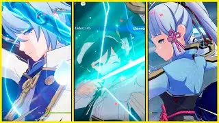 AYATO + AYAKA + VENTI ► TEAM PERMAFROST SHOWCASE | Genshin Impact
