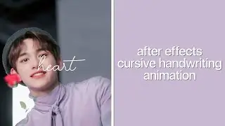 Cursive Handwriting Animation | After Effects Tutorial
