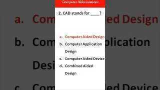 Computer Abbreviation 