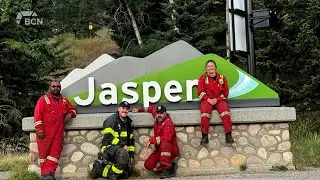 Members of Coalhurst fire department return from Jasper | August 15, 2024 | Heidi Echavarria| BCN