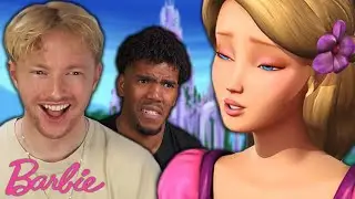 grown men watch a barbie movie