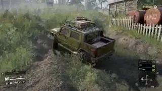 SnowRunner: HUMMER H2 Military Engine Upgrade Location