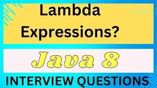 Lambda Expression in Java | Lambda Expression  with Example | Java 8 tutorial