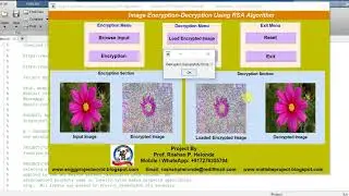RSA Encryption Using Matlab - Messsage Encryption Using RSA Algorithm