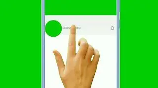 Subscribe Intro green screen for video youtube