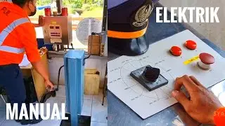 2 Perbandingan Cara Menutup Palang Pintu Perlintasan Kereta Api