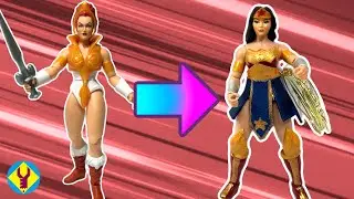 I made WONDER WOMAN by DESTROYING a Cartoon Collection TEELA