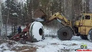 Кировцы таскают (НЛО) старую советскую технику. Всё примёрзло. Часть 2.