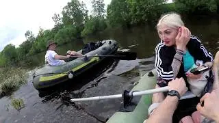 СПЛАВ ПО РЕКЕ ИСТРА НА ЛОДКАХ после дождя