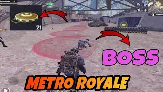 BOSS - MİNE - I KILLED THE BOSS WITH A MINE  - PUBG METRO ROYALE CHAPTER 23