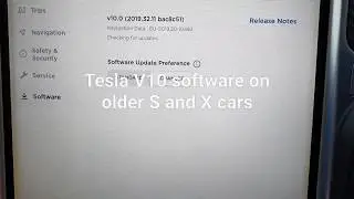 Latest  V10 software on an older 2017 AP2 Tesla, minor improvements