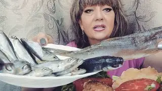 Мукбанг Обжор Шамайка🐟 Пюре Котлеты Кинза☘ Баку город Талантов🎼🎻🎹 Было и Такое О Ля Ля💖